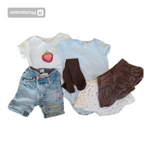 Girl's 6-9 mos 6-piece summer bundle Girls' Summer Bundle 6-9mos Carter's Jumpin